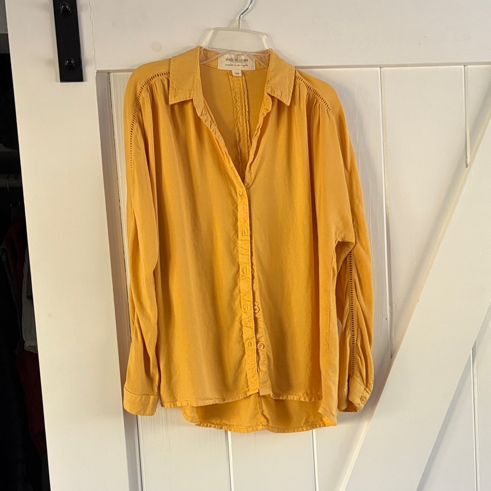 Cloth & Stone sunflower/mustard yellow Button-Down Shirt